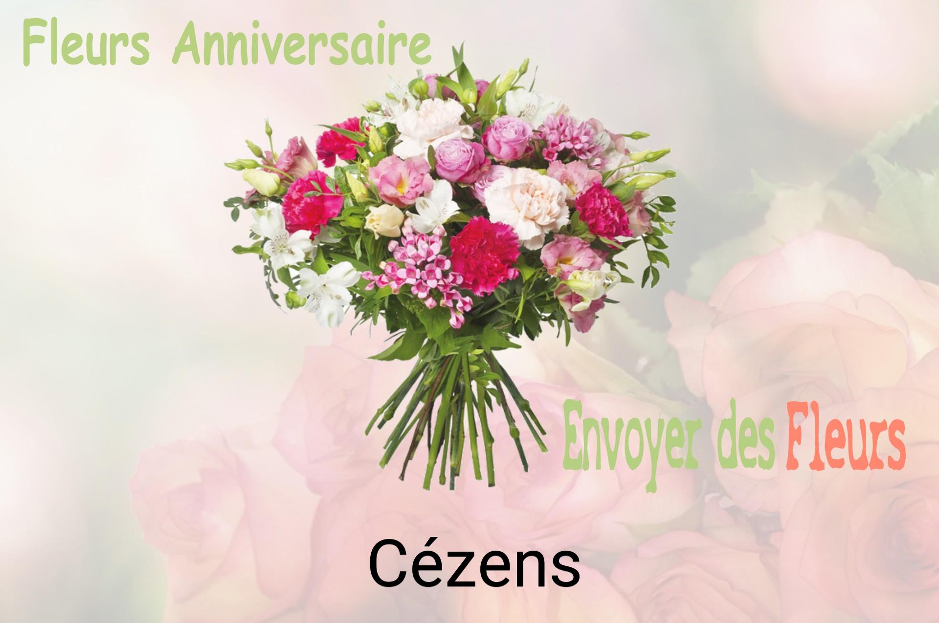 Bouquet de fleurs d’anniversaire livré à Cézens