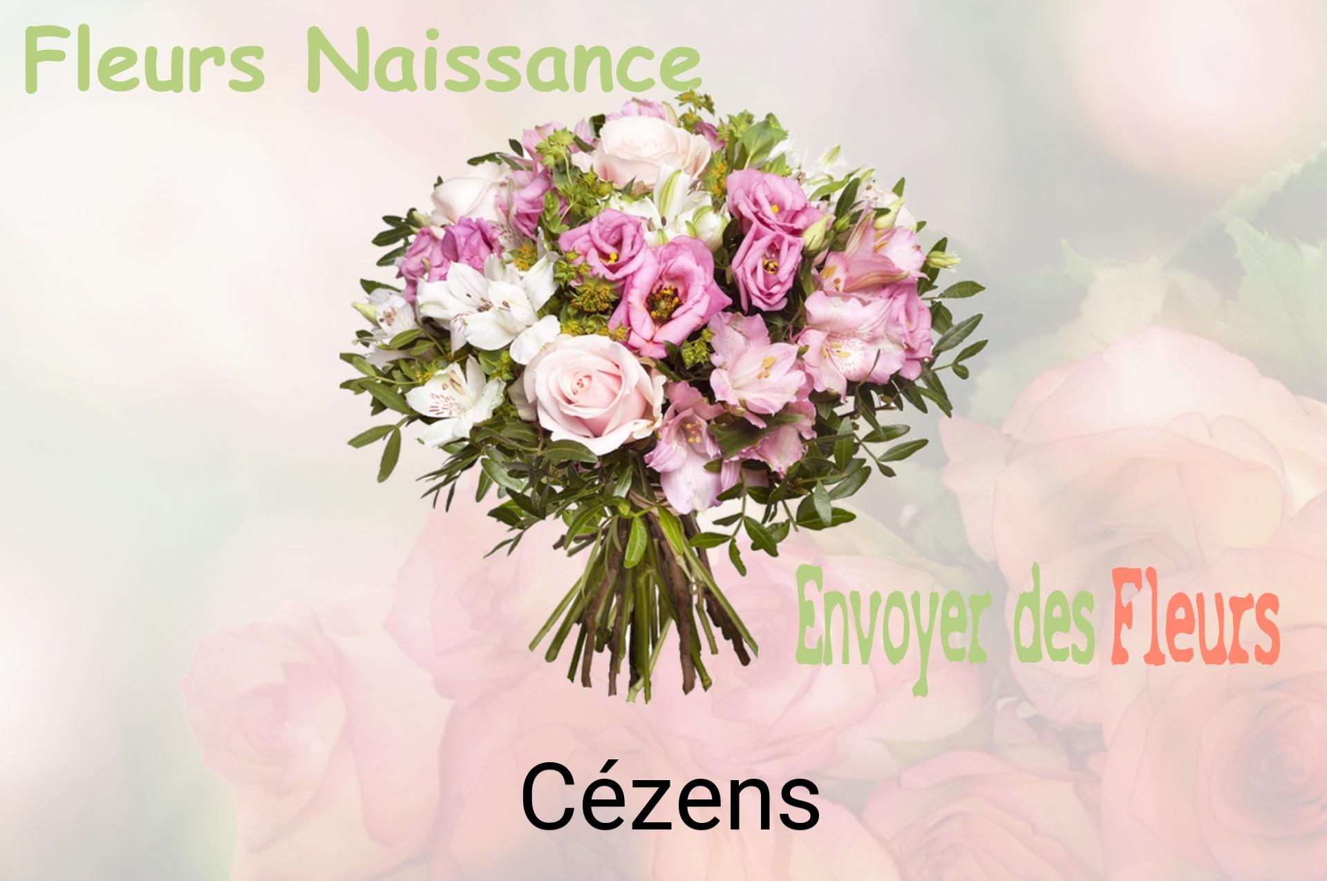 Bouquet de fleurs de naissance livré à Cézens